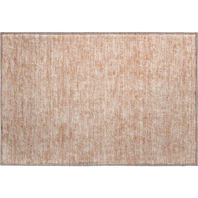 Premium Machine Washable Prisco Coral Rug, Rectangle 1'8" x 2'6"