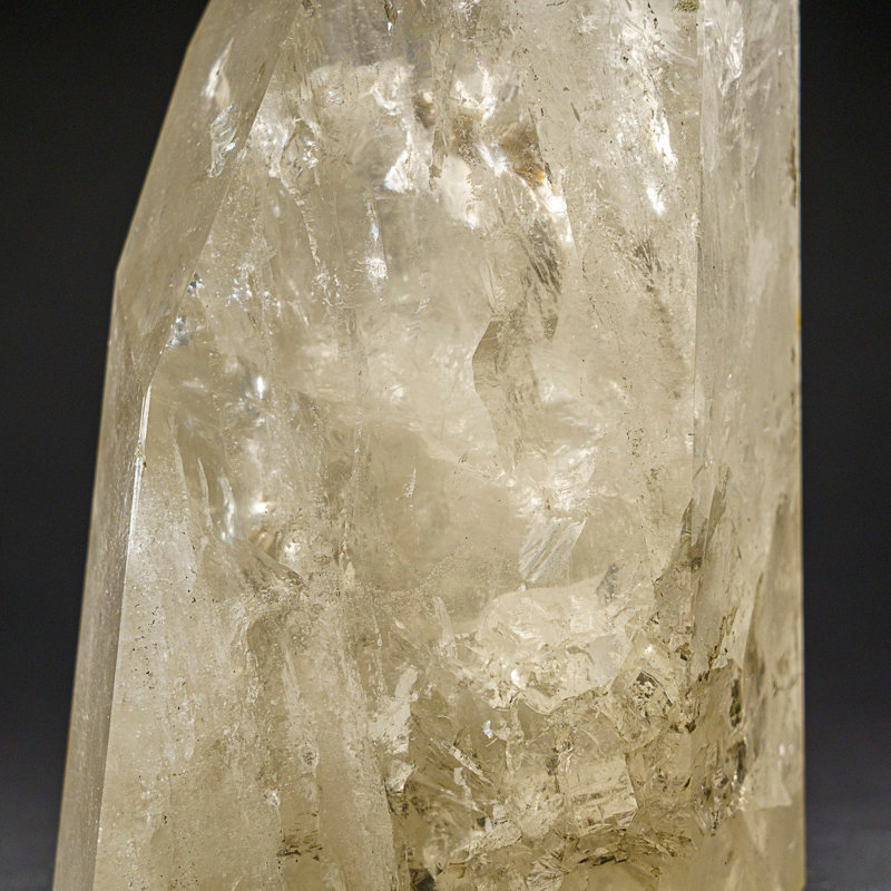 Genuine Polished Clear Quartz Point from Brazil (4.5", 7.5 Lbs)