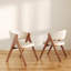 Chaise de salle à manger rembourrée Dorsey Elegant