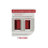 Rev-A-Shelf 20 Quart Pull-Out Waste Container Trash Can, White