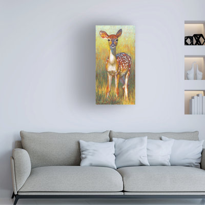 Art mural sur toile tendue - art mural «Windsong» Rita Kirkman pour le salon, la chambre à coucher ou le bureau - 24 x 47