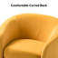 Fauteuil demi-tonneau en velours Holden-2048154366