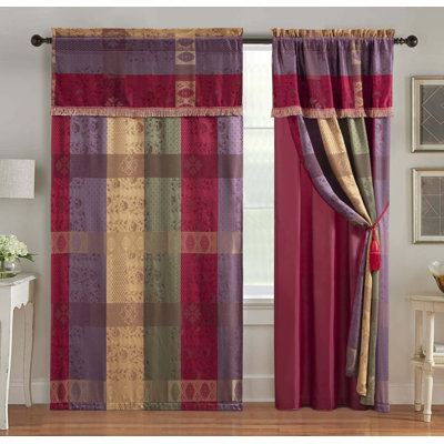 Gitano Floral Patchwork Window Curtain Set