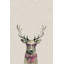 «Pink Buck II», reproduction d'art sur toile tendue-211477716