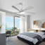 Ventilateur de plafond 52 pouces avec lumière DEL à intensité variable et 5 pales en bois massif-122430240-111667633-102062841