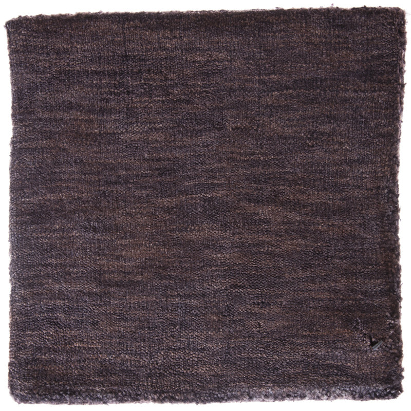 Bonn Hand-Loomed Synthetic Plum Rug, Square 9'