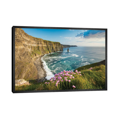 Thrift On The Cliffs Of Moher II by Gareth McCormack - Print on Canvas