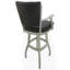 Tabouret en bois Callisnagh - vinyle beige - brun-472149008-472148999