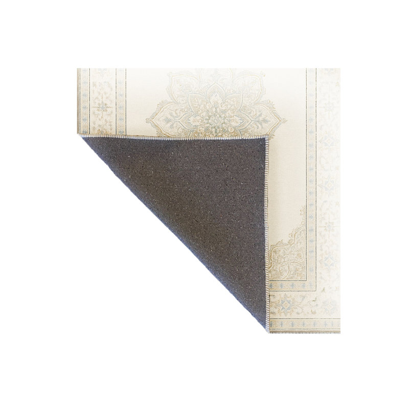 Tapis tissé crème Mosso, 3'11" x 5'11"