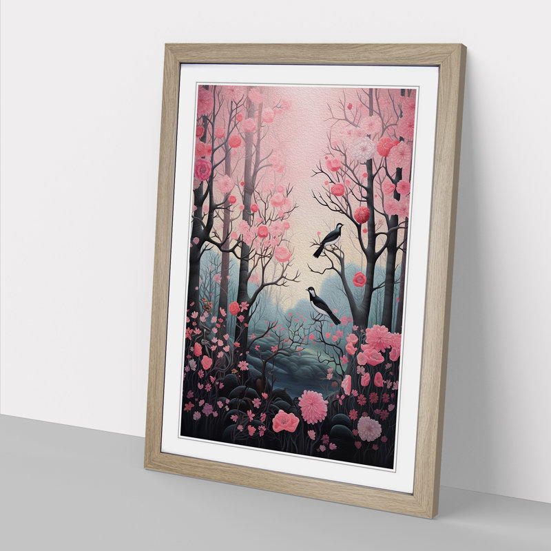Spring Forest Framed Print, Oak Framed, 46cm H x 34cm W x 2cm D
