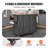Kitchen Island Cart Rolling Storage Cabinet on Wheel with Drawer & Shelves