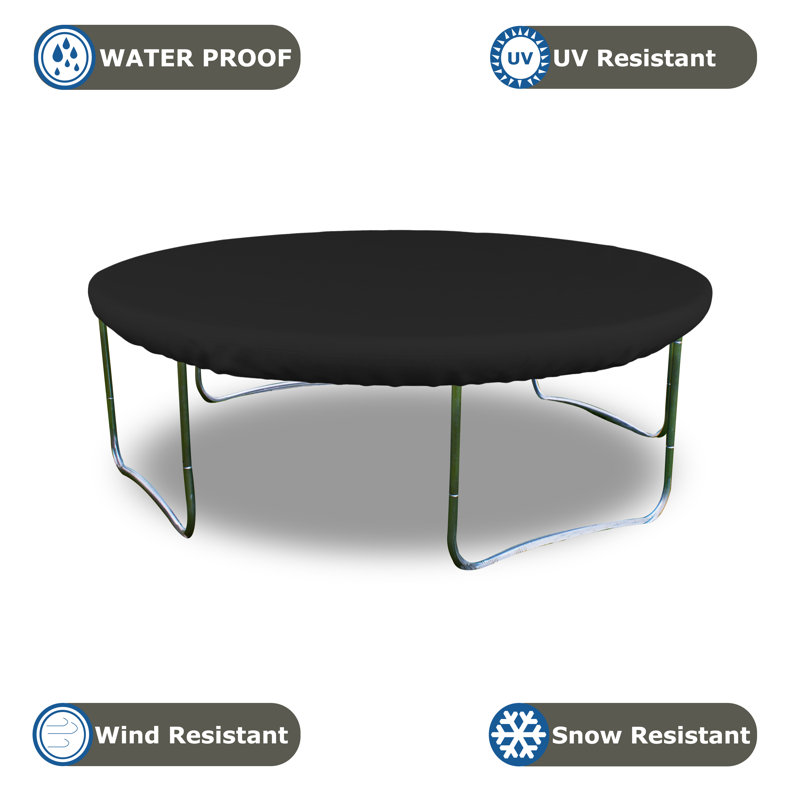Housse de protection pour trampoline d'extérieur robuste et imperméable, housse de protection durable pour trampoline résistante aux rayons UV