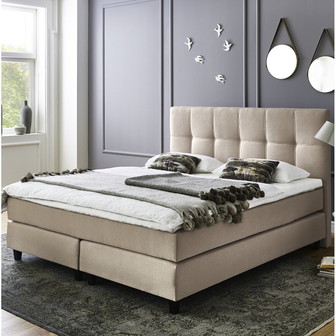 Echtes Boxspringbett Doher mit Kaltschaum Topper