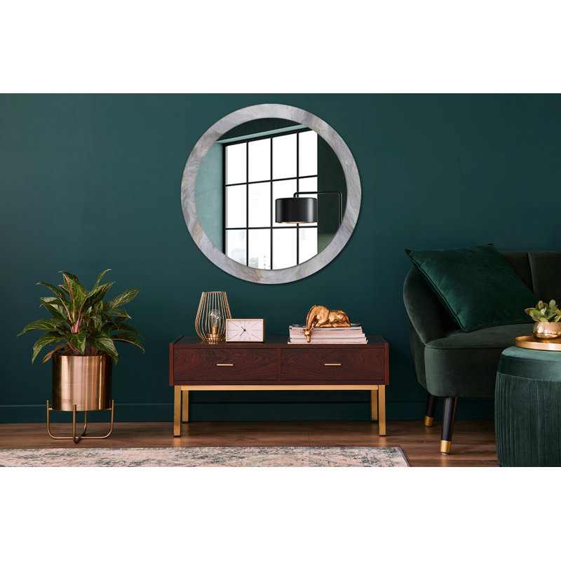Huldar Glass Flat Wall Mirror
