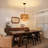 1-Light Bohemian Natural Rattan Drum Single Pendant