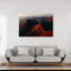 Southwest Desert Sunrise Dramatic Abstract Contemporary Landscape Sunrise Wall Art Print 1 Piece Wrapped Canvas Wall Art-1997487201