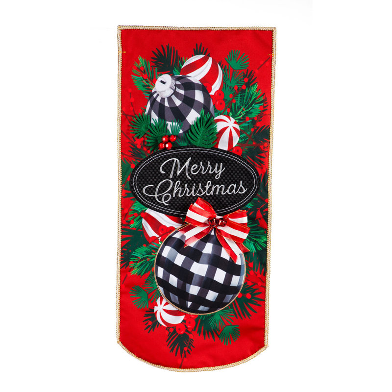 Panneau de porte Buffalo Check Ornaments