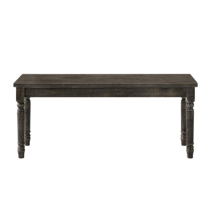 Traditional Wooden Bench With Classic Design And Rustic Charm, Versatile Seating Option For Various Spaces.