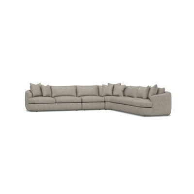 Jules Fabric 5 Pc Sectional
