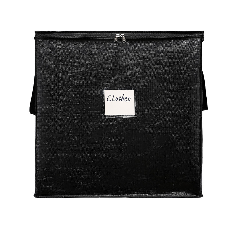  Storage Bins with Lids & Reinforced Handles, Clothes Storage Bags Packing Moving Boxes, Storage Basket Containers for Blanket, Comforter, Pillow, Bedding