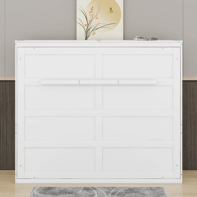 Grand lit escamotable mural, Blanc
