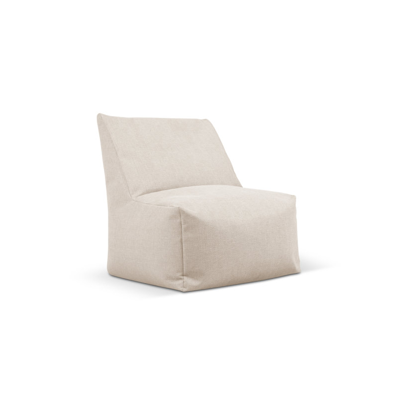 Outdoor Friendly Bean Bag Lounger, Beige
