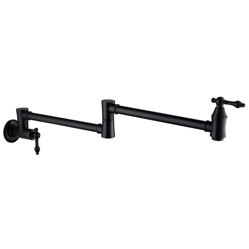 KISRAIS Kitchen Faucet, Matte Black