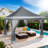 12x12FT Outdoor Waterproof Gazebo, Pop Up Canopy Tent -108638943
