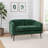 50" W Chenille Upholstered Channel Tufted Loveseat-1660579596