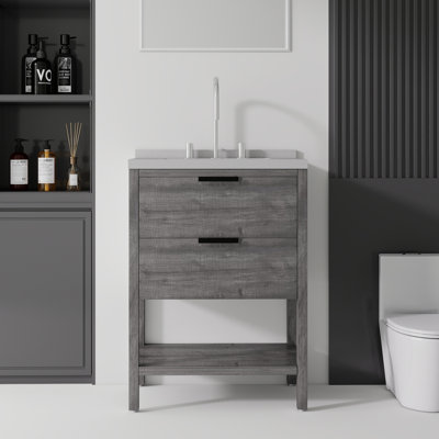 Meuble-lavabo autoportant avec lavabo
