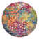 Corlenzo Abstract Orange/Pink/Blue/Yellow Area Rug