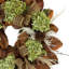 27" Fall Wreath with Hydrangeas and Pinecones