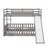 Twin-Over-Twin Bunk Bed With Slide And Ladder-114328189