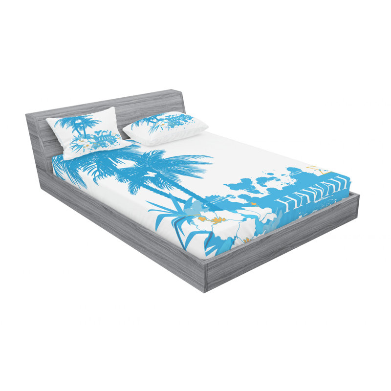 Microfiber Sheet Set, Queen Sheet Set with Fitted Sheet