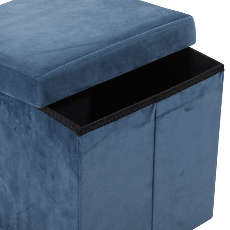 Isiah Accent Stool, Blue
