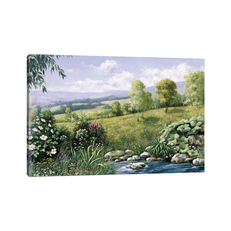 Summer Time by Peter Motz - Wrapped Canvas Painting, 101.6 cm H x 66.04 cm W x 1.91 cm D