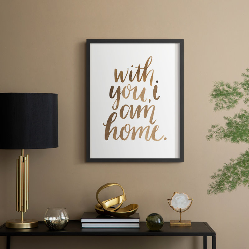 «L Love You I», reproduction encadrée - bois massif, H 30 po x l 24 po, Noir, noir, noir, noir