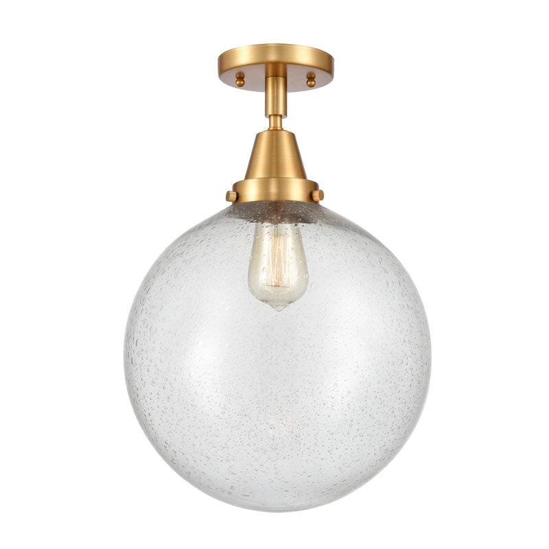 Plafonnier encastré Alphonsa, Ampoule non incluse, Oui, Or satiné