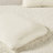 Cream King Bedspread 3 Piece . Split Corner Pleated. Microfiber. Fill. . Machine Washable Bewitching Bedding Piece. 100% . . Delicate