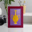 Vase néon Bethzy II encadré sur papier-1318386194-1318386193