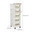 Armoire de rangement roulante à 5 niveaux avec tiroirs-1056080596