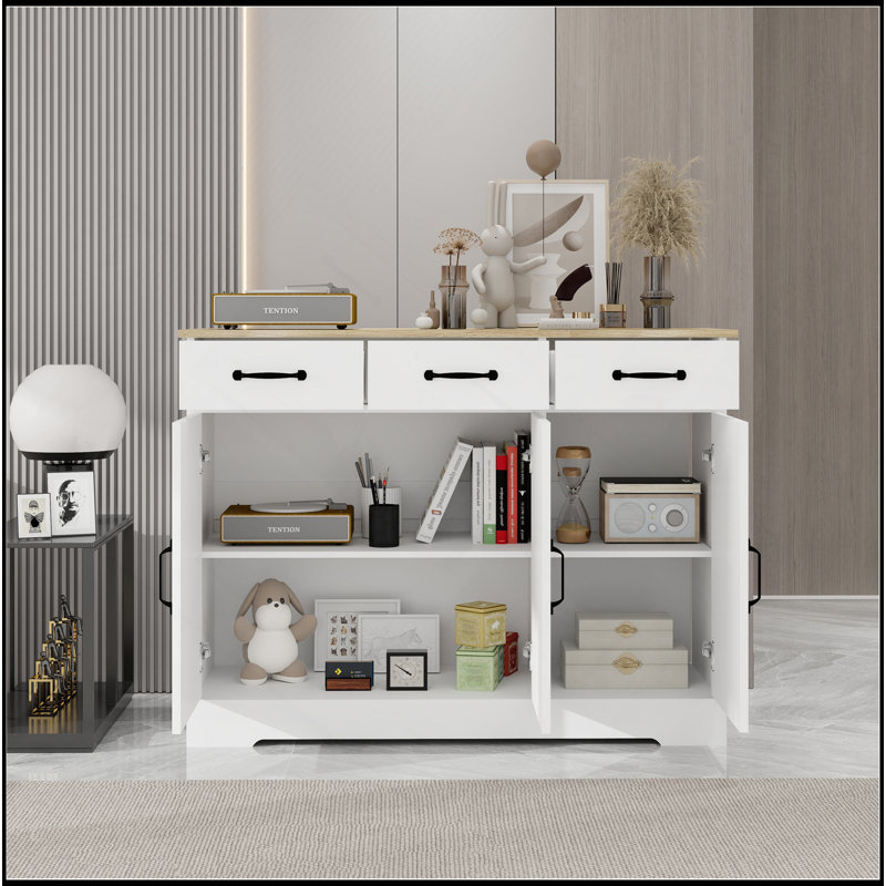 Buffet de rangement polyvalent pour différentes pièces au design exquis