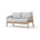 Coussin gris / structure en bois naturel
