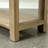 91 " W Solid Wood Top Console Table