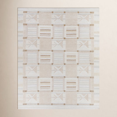Gilson Hand-Knotted Geometric Rug