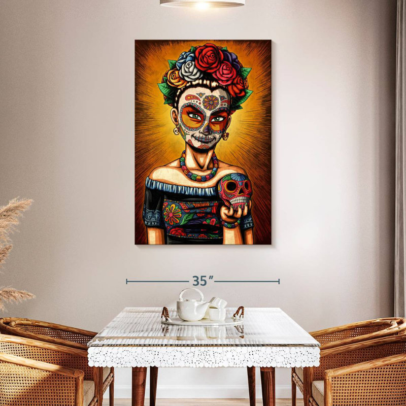 Lelend Skull Rita, 48" H x 32" W