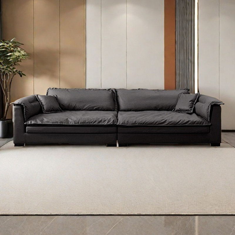 Canapé simple et moderne en tissu, H 23,62 po x l 110,23 po x P 39,37 po, 4