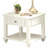 White washboard base with bottom shelf