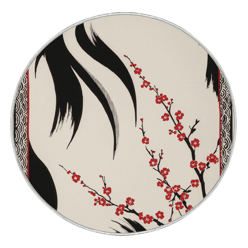 Sakura Serenade Rug, Round 5'