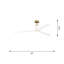 Peel Smart 66 LED Smart LED Downrod Ceiling Fan